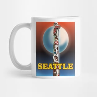 Seattle Travel Poster Mug